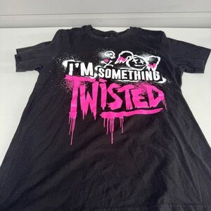 Black and Pink WWE SHIRT MEDIUM